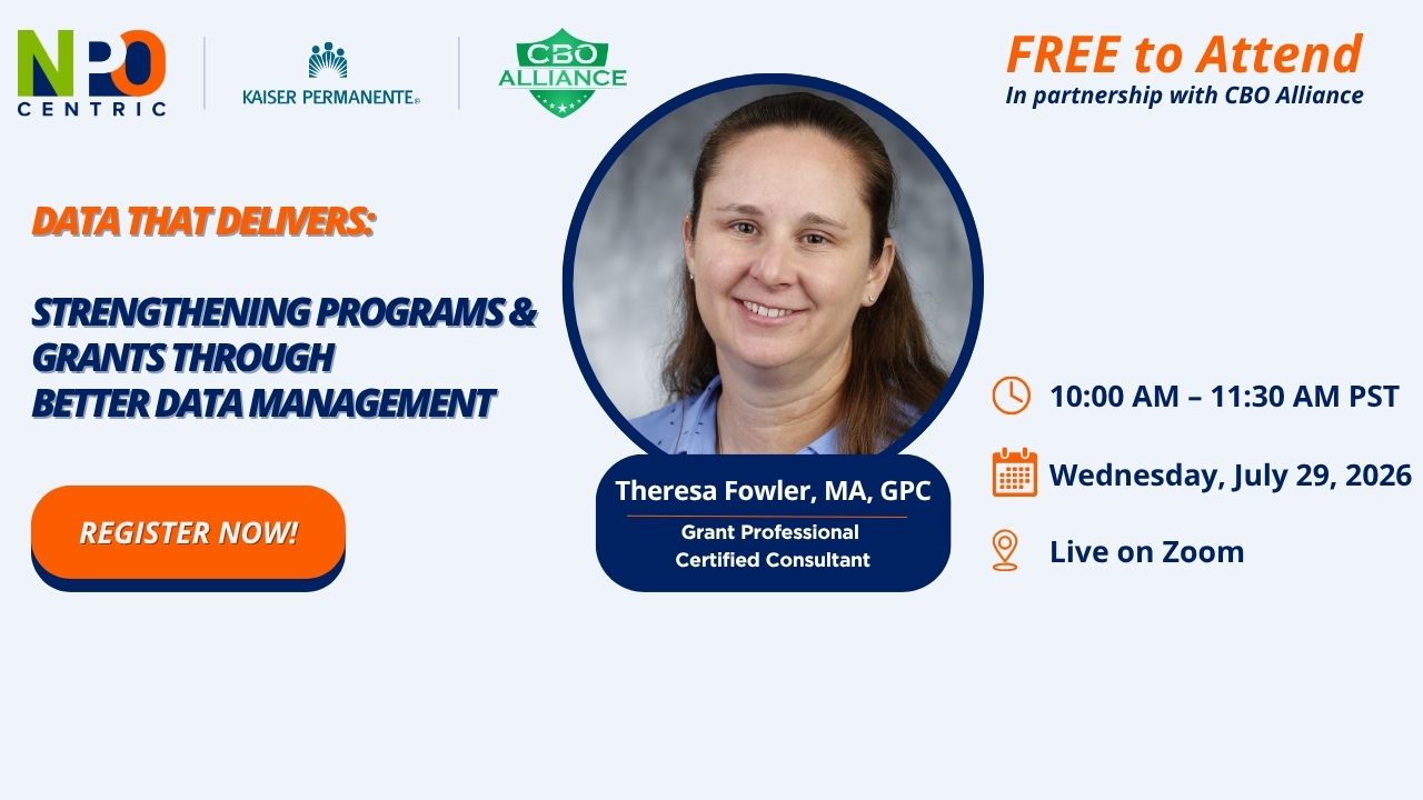 Data That Delivers: Strengthening Programs and Grants Through Better Data Management