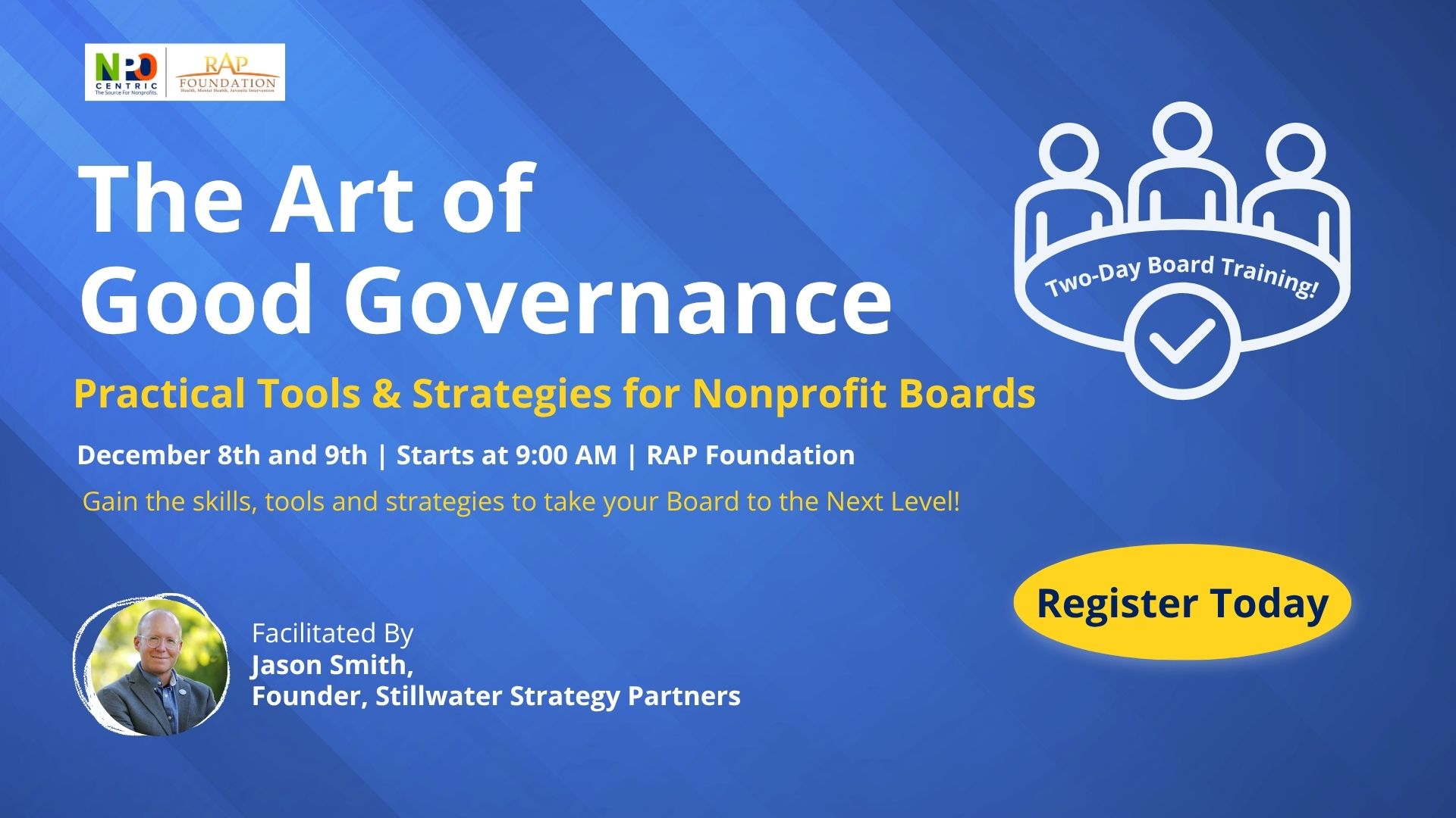 The Art of Good Governance: Practical Tools & Strategies for Nonprofit Boards